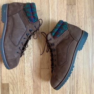 G.H Bass lace-up booties